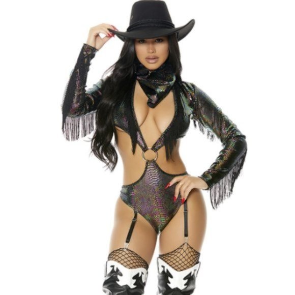 Forplay Above Snakes Sexy Cowgirl Costume in Package Size Medium Large